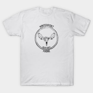 Winterport Maine Moose T-Shirt